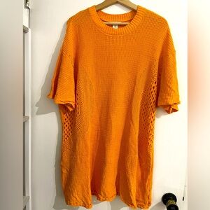 H&M crochet 100% cotton dress